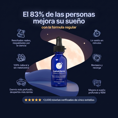 LunaLlena — Fórmula natural para dormir toda la noche